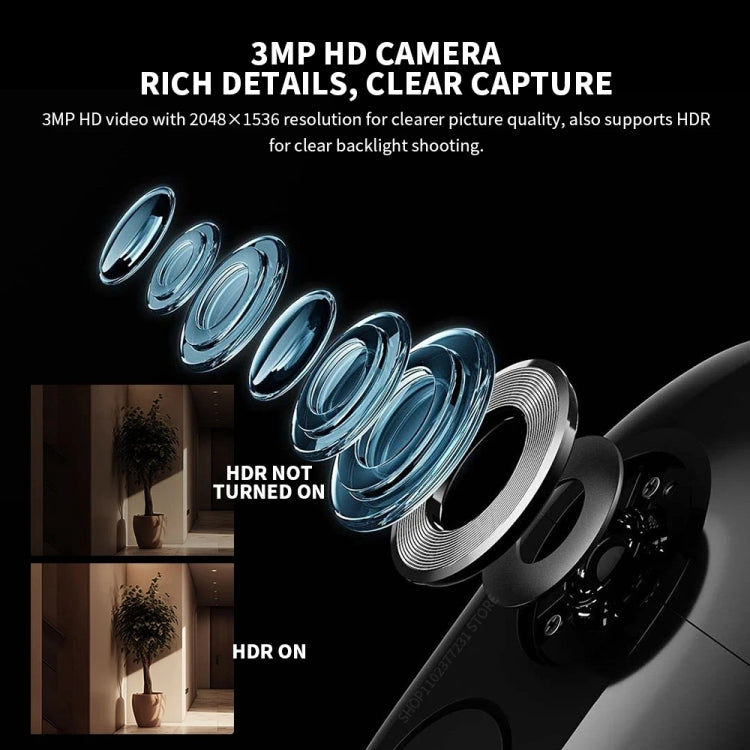 Xiaomi Smart Cat Eye 2 HDR 5 inch 3MP HD Camera 180 Degree Wide Angle Lens 940nm Infrared Night Vision Intercom Doorbell Xiaomi Smart Cat Eye 2 HDR 5 inch 3MP HD Camera 180 Degree Wide Angle Lens 940nm Infrared Night Vision Intercom Doorbell